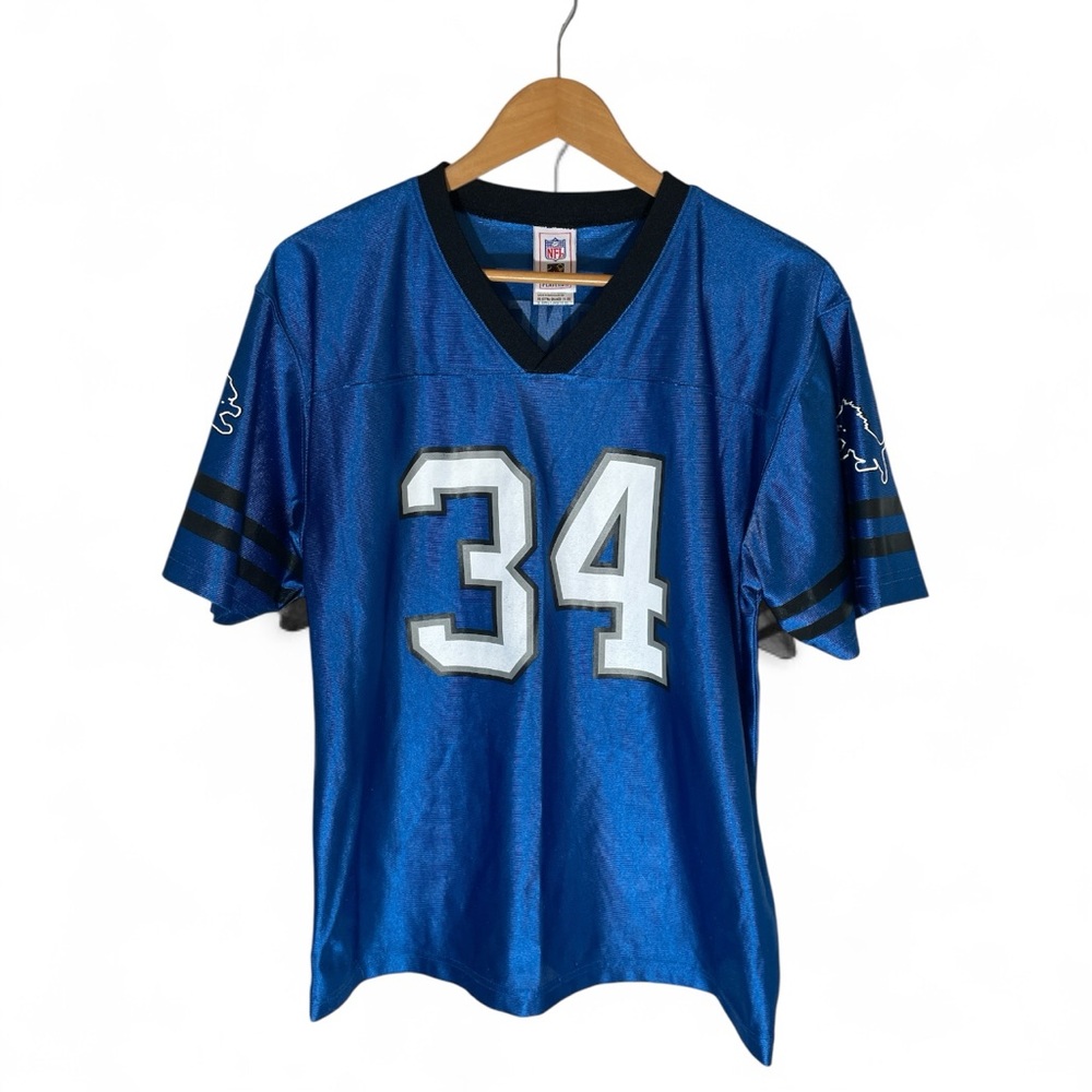 C10- Youth XL 18/20 NFL Detroit Football Jersey  Number 34 Jones